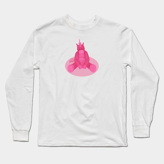 Sad unicorn Long Sleeve T-Shirt by FFpopDesigns